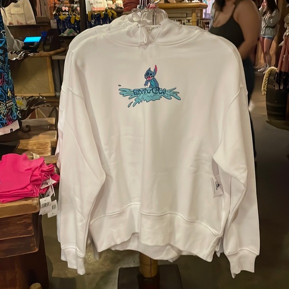 Disney Sweaters - Disney Parks Stitch Pullover Hoodie NWT